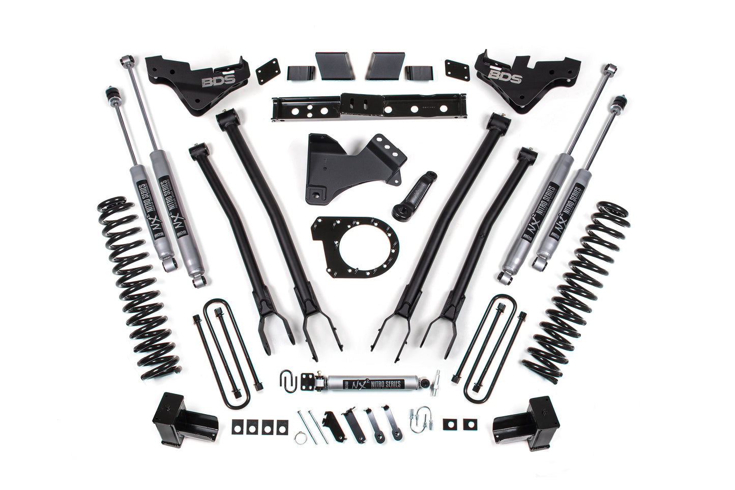 7 Inch Lift Kit w/ 4-Link | Ford F250/F350 Super Duty (23-26) 4WD | Diesel