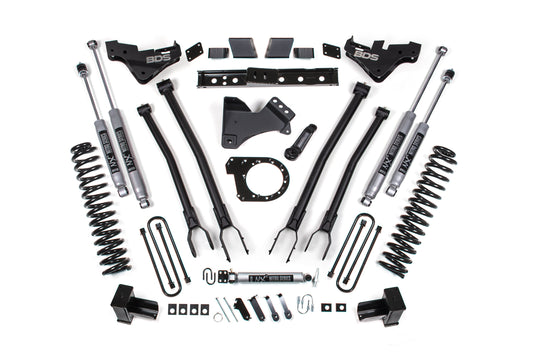 7 Inch Lift Kit w/ 4-Link | Ford F350 Super Duty DRW (23-26) 4WD | Diesel
