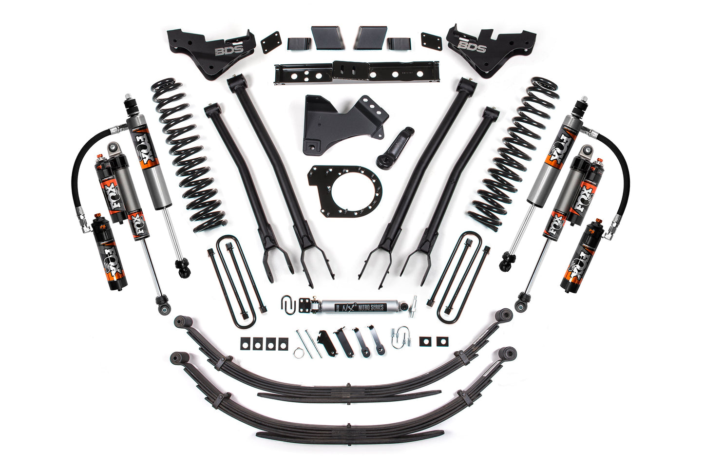 7 Inch Lift Kit w/ 4-Link | Ford F250/F350 Super Duty (23-26) 4WD | Diesel