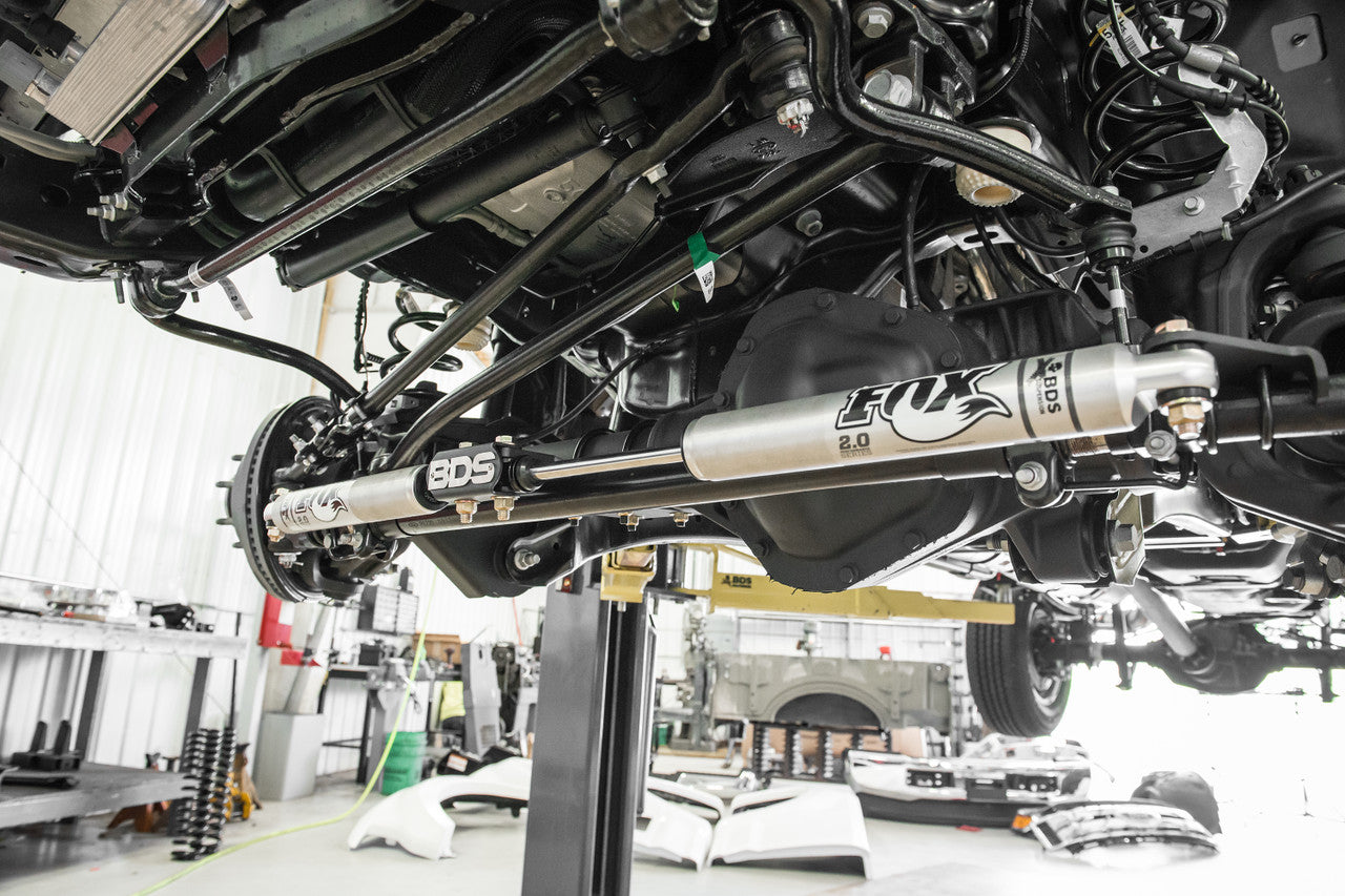 Dual Steering Stabilizer Kit W/ Fox 2.0 Performance Shocks Jeep Wrangler TJ 97-06, Cherokee XJ 84-01, Grand Cherokee ZJ 93-98 By BDS