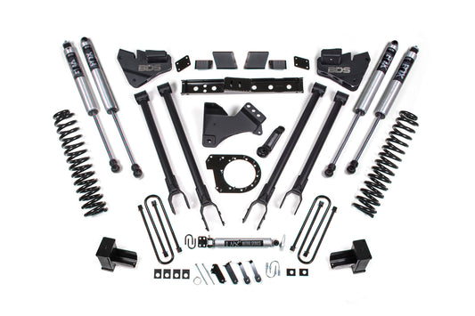 6 Inch Lift Kit | 4-Link Conversion | Ford F250/F350 Super Duty (17-19) 4WD | Diesel