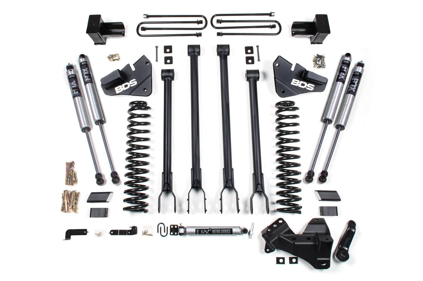 5 Inch Lift Kit w/ 4-Link | Ford F250/F350 Super Duty (20-22) 4WD | Diesel