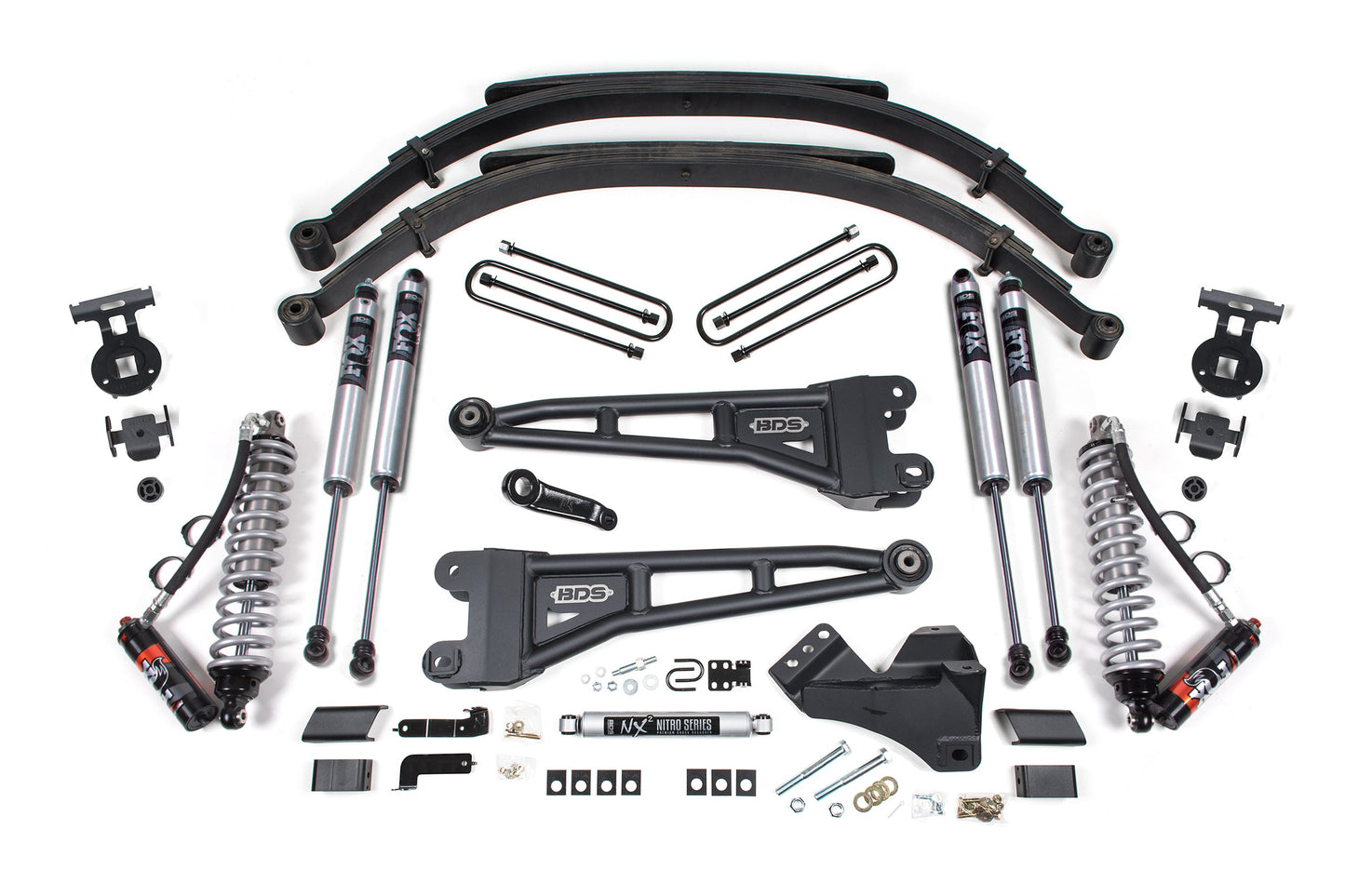5 Inch Lift Kit w/ Radius Arm | FOX 2.5 Coil-Over Conversion - Performance Elite | Ford F250/F350 Super Duty (23-26) 4WD | Diesel