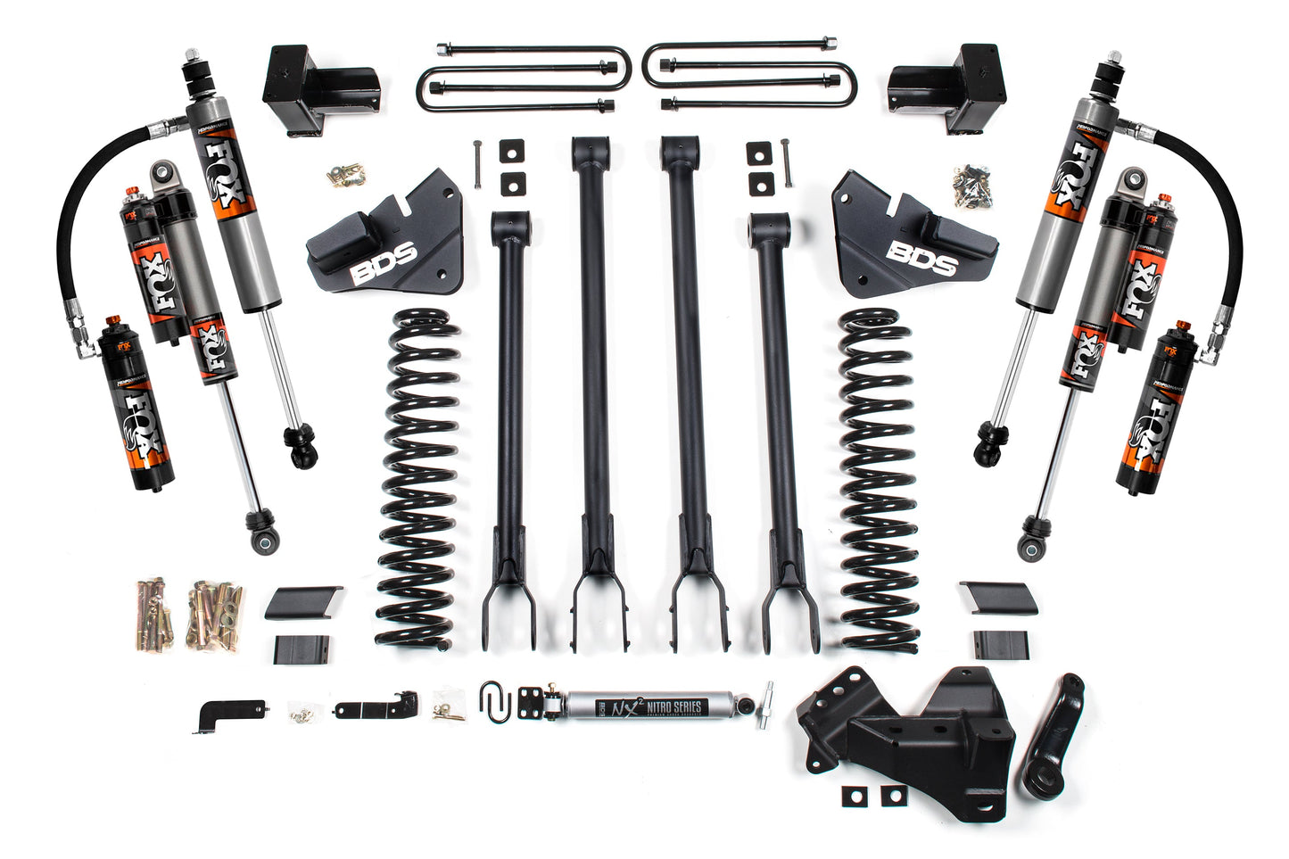 5 Inch Lift Kit w/ 4-Link | Ford F250/F350 Super Duty (20-22) 4WD | Diesel
