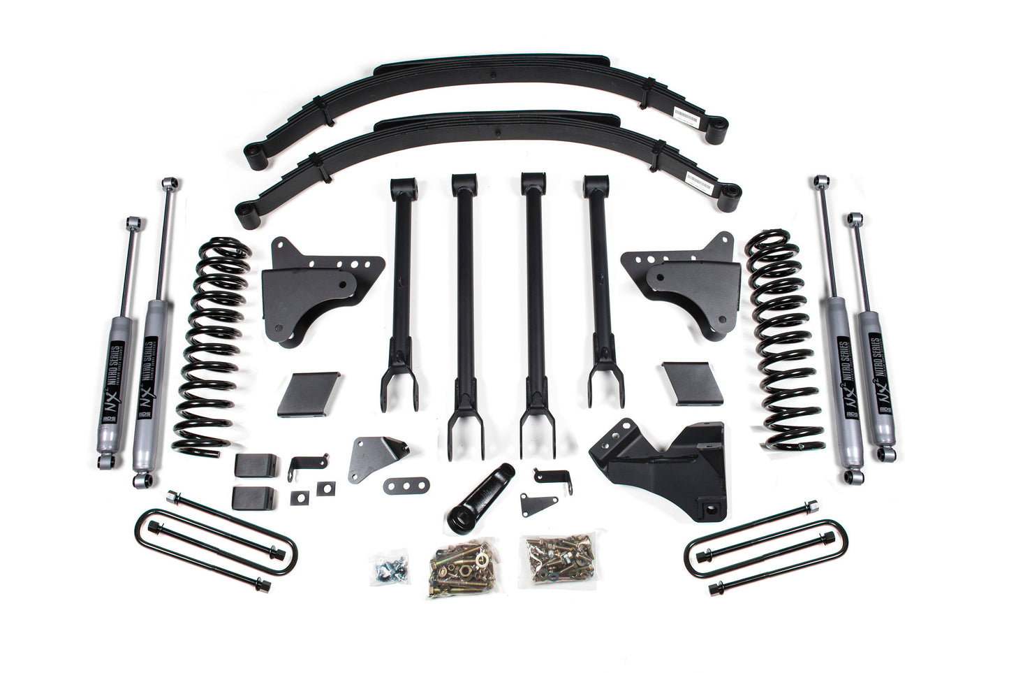 6 Inch Lift Kit w/ 4-Link | Ford F250/F350 Super Duty (05-07) 4WD | Gas