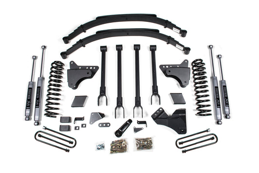6 Inch Lift Kit w/ 4-Link | Ford F250/F350 Super Duty (11-16) 4WD | Gas