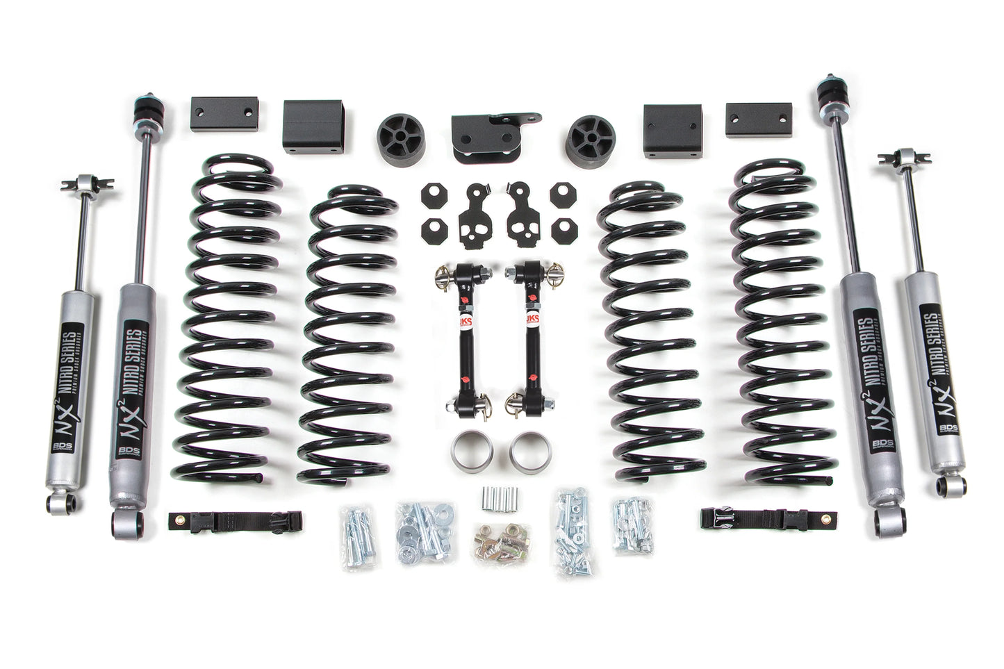 3 Inch Lift Kit Jeep Wrangler JK 4-Door 12-18 by BDS