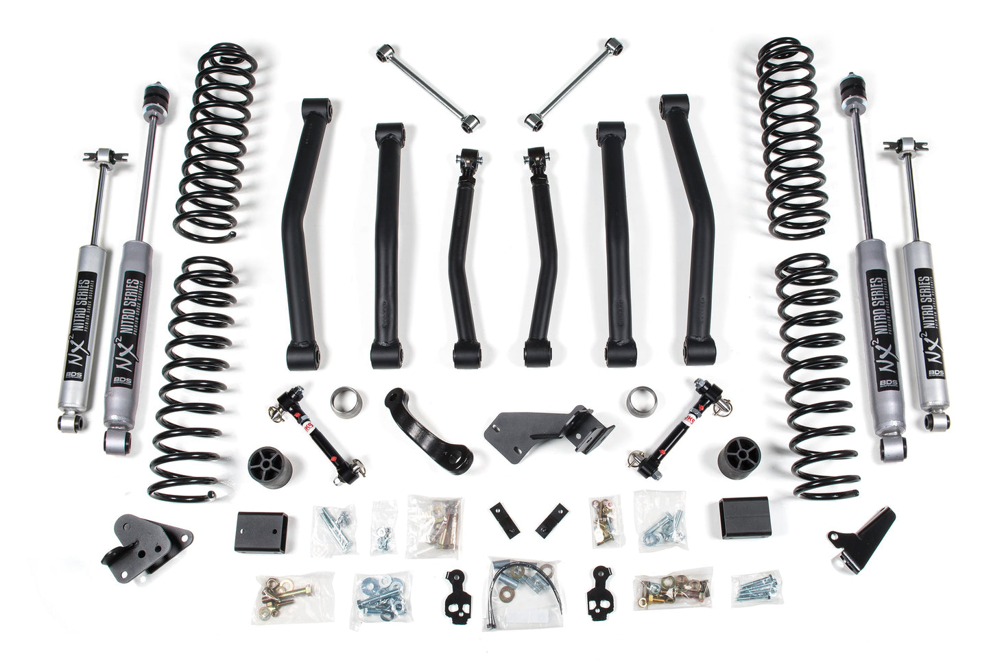 4.5 Inch Lift Kit Jeep Wrangler JK 4-Door 12-18 by BDS Suspension
