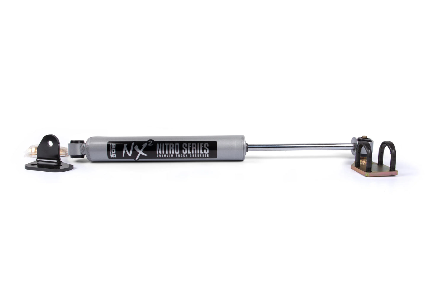 High Mount Steering Stabilizer Kit w/ NX2 Shock  Jeep Wrangler JK 07-18 by BDS