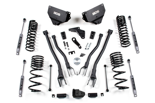 4 Inch Lift Kit w/ 4-Link | Ram 2500 (14-18) 4WD | Gas