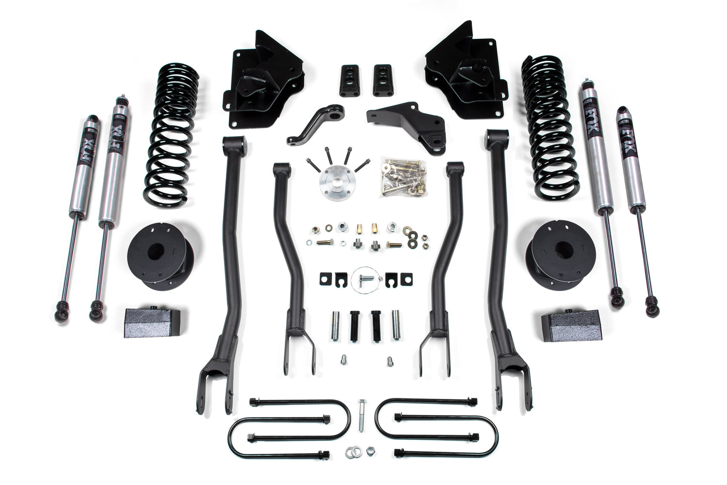 4 Inch Lift Kit w/ 4-Link | Ram 3500 w/ Rear Air Ride (13-18) 4WD | Diesel