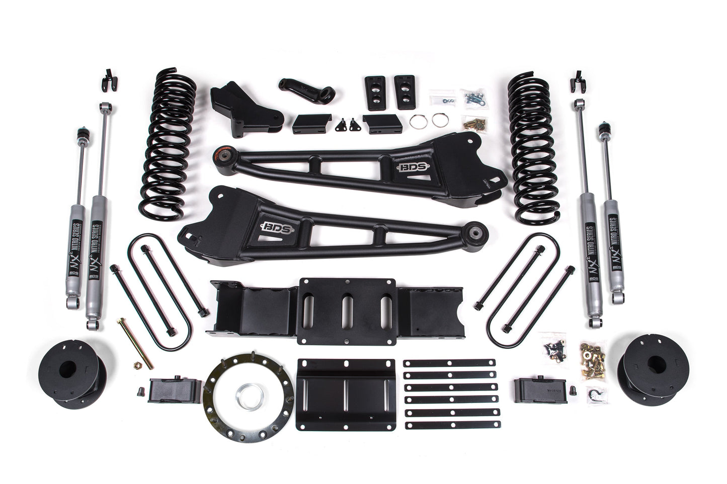 4 Inch Lift Kit w/ Radius Arm | Ram 3500 w/ Rear Air Ride (19-24) 4WD | Diesel