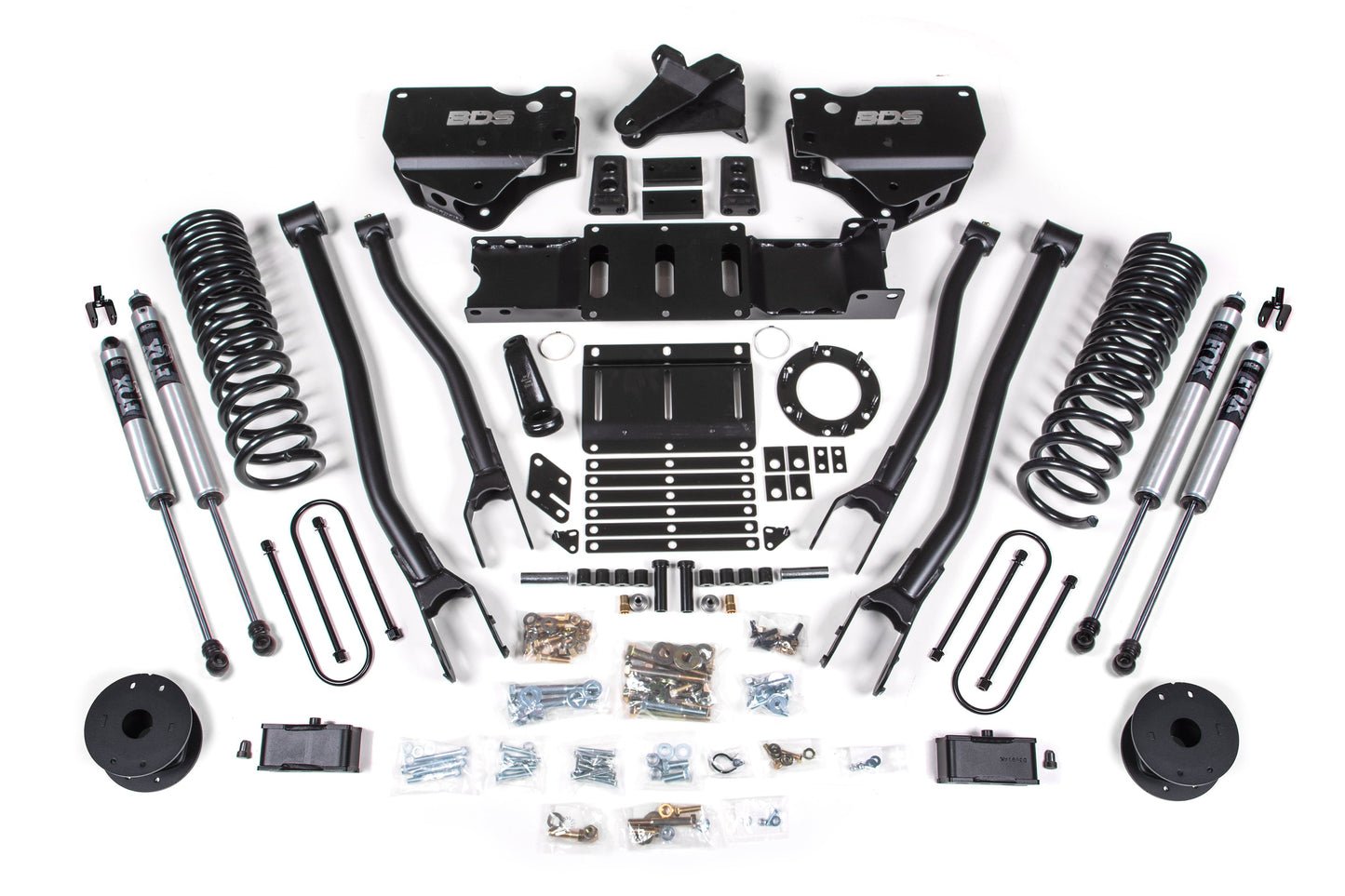 4 Inch Lift Kit w/ 4-Link | Ram 3500 w/ Rear Air Ride (19-24) 4WD | Gas