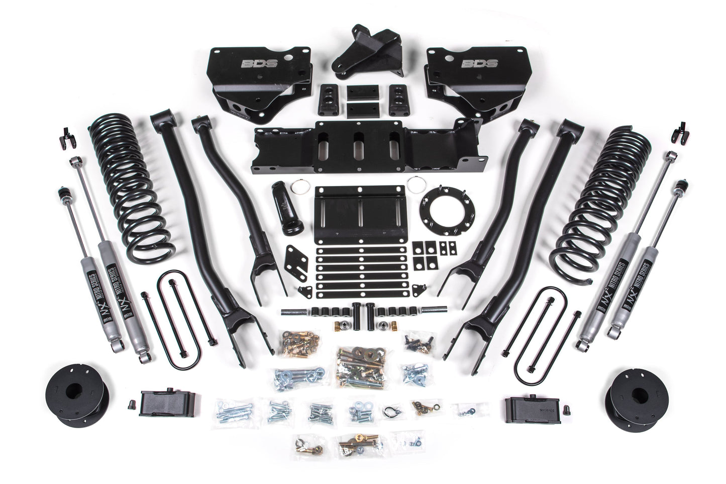 4 Inch Lift Kit w/ 4-Link | Ram 3500 w/ Rear Air Ride (19-24) 4WD | Gas