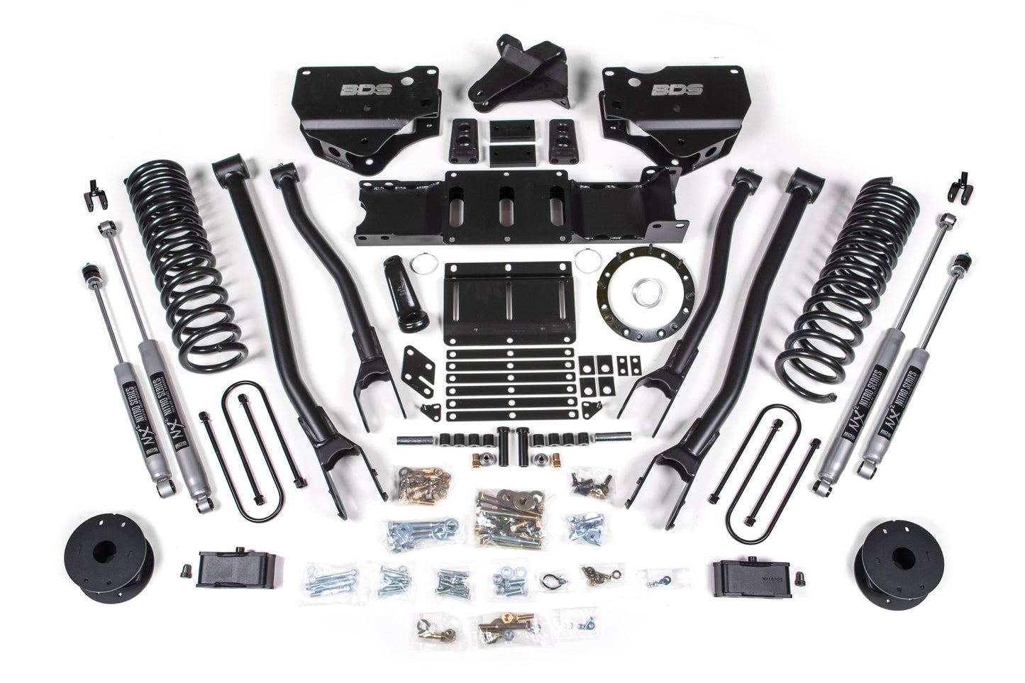 4 Inch Lift Kit w/ 4-Link | Ram 3500 w/ Rear Air Ride (19-24) 4WD | Diesel