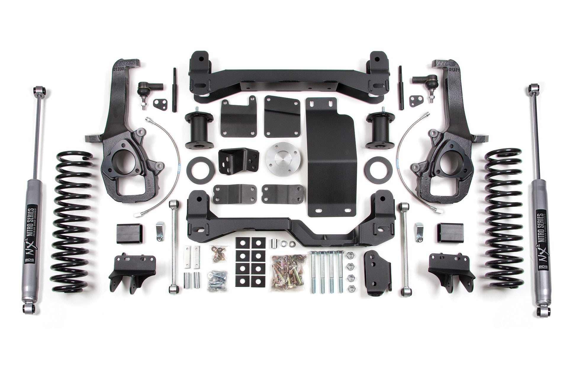 BDS 6-Inch Lift Kit: 2012 Dodge Ram 1500 4WD Enhanced Performance, 37-inch Tires