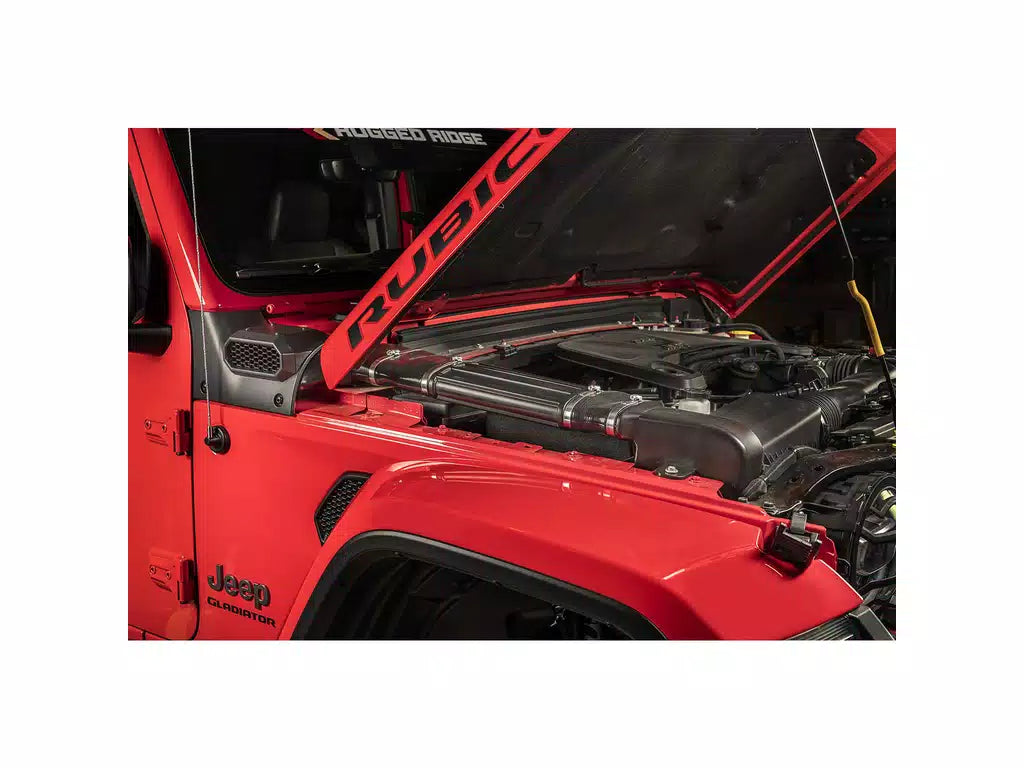 AmFib Low High Mount Snorkel System Jeep Wrangler JL & Gladiator JT 18-25 by Rugged Ridge 4x4