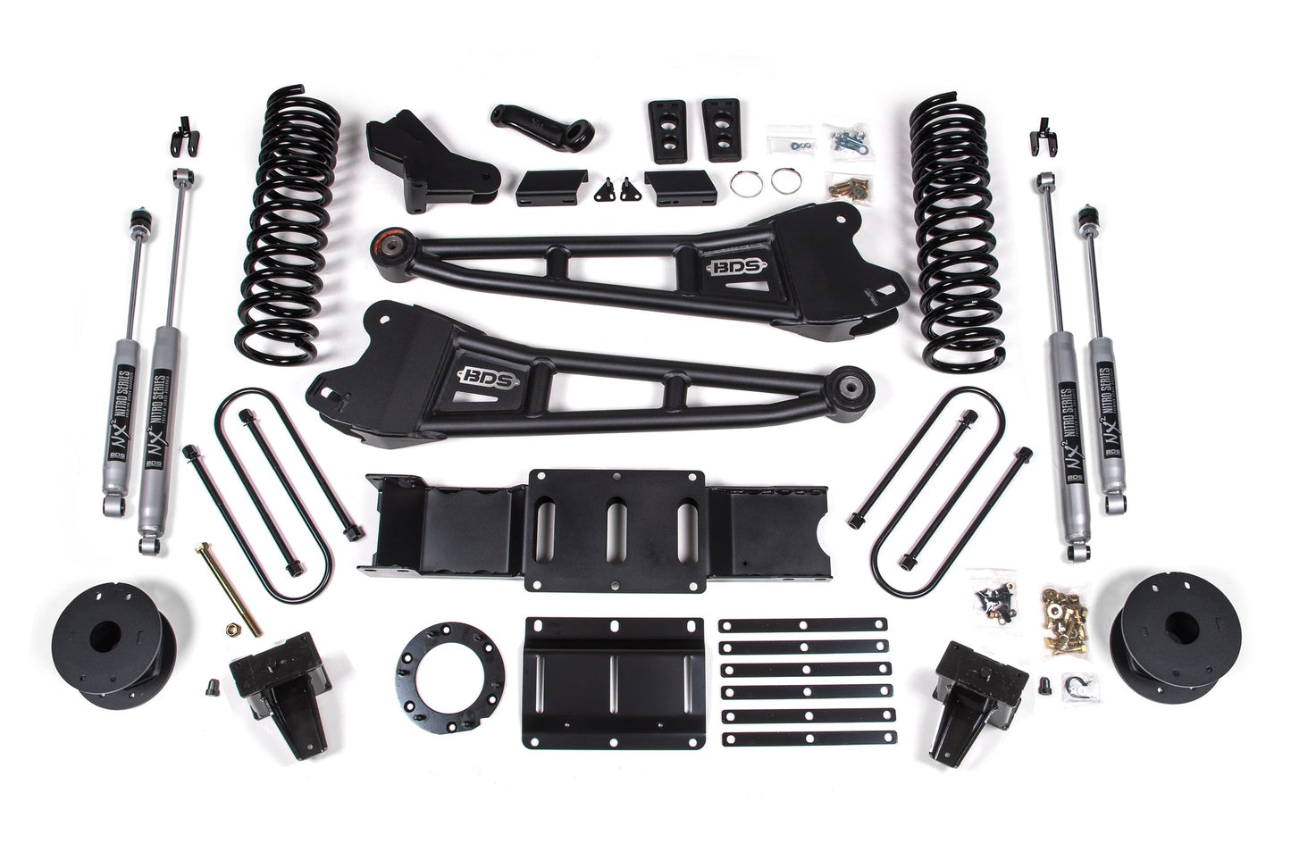 5.5 Inch Lift Kit w/ Radius Arm | Ram 3500 w/ Rear Air Ride (19-24) 4WD | Gas