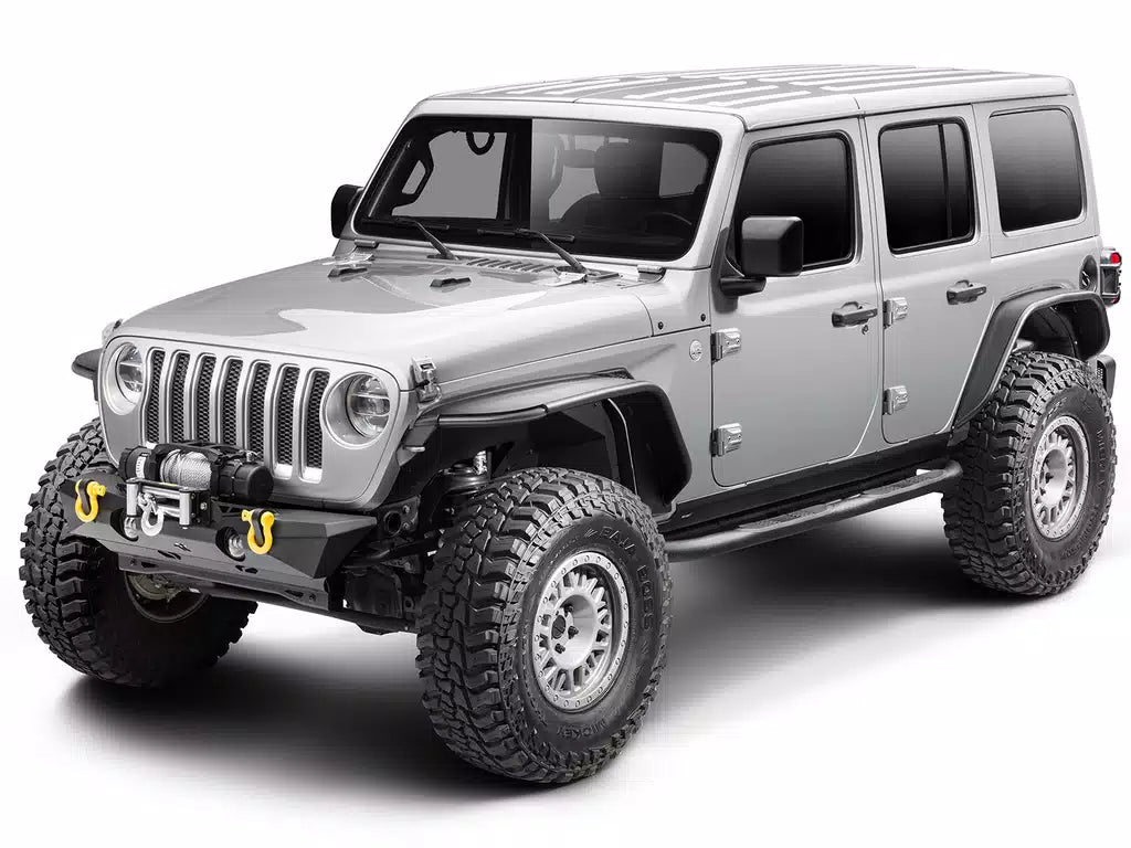 Front & Rear Inner Fender Liners for Jeep Wrangler 18-24 Gladiator 20-24 by Rugged Ridge