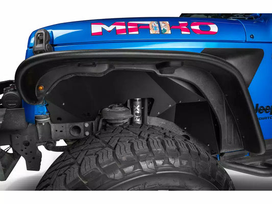 Front & Rear Inner Fender Liners for Jeep Wrangler 18-24 Gladiator 20-24 by Rugged Ridge