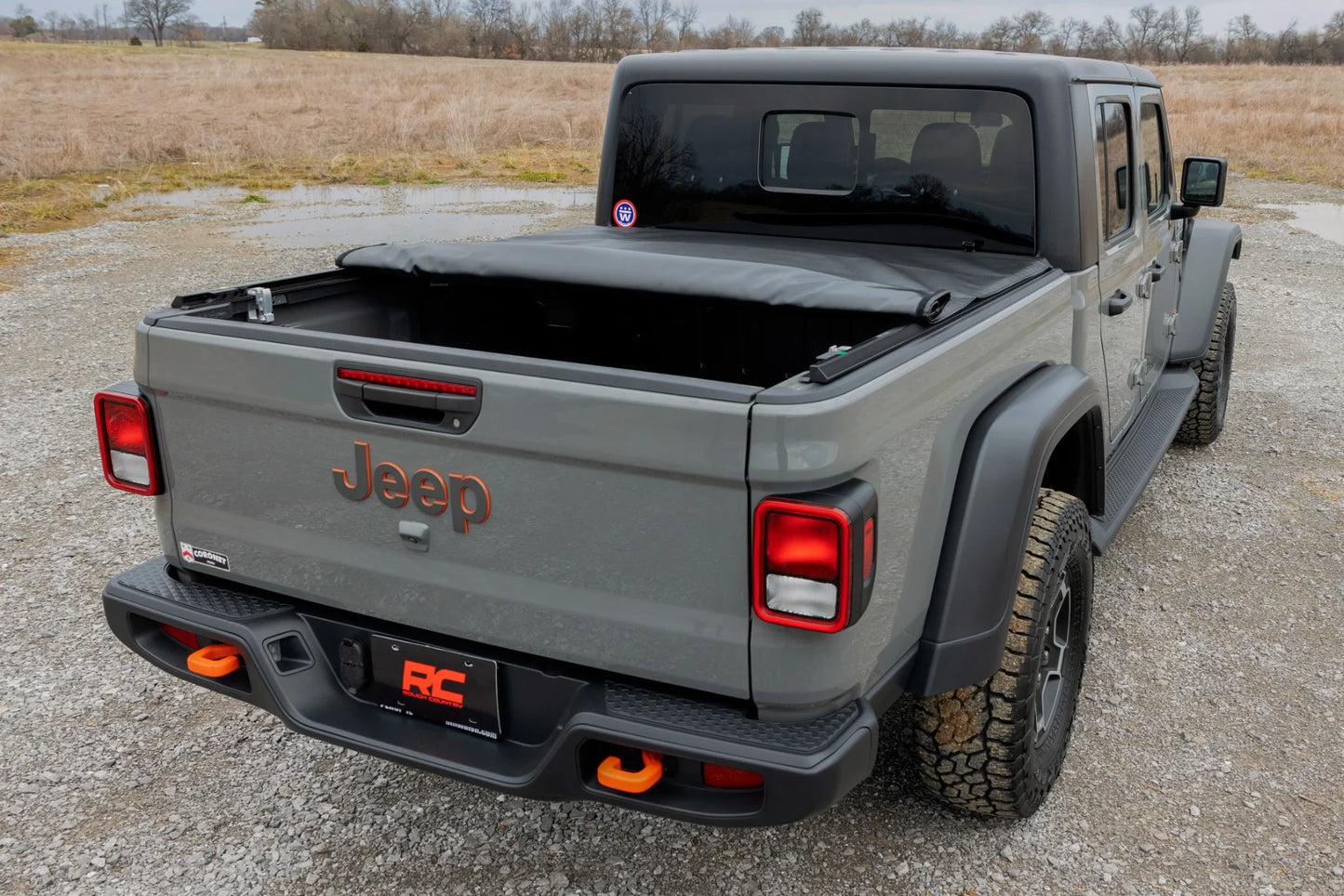 Soft Roll Up Bed Cover 5 Bed Jeep Gladiator JT 4WD 20-25 by Rough Country