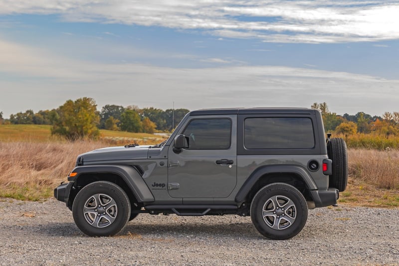 Nerf Steps | Full Length | 2 Door | Jeep Wrangler JL 4WD (2018-2025)