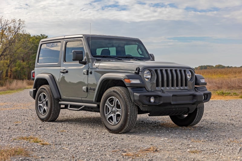 Nerf Steps | Full Length | 2 Door | Jeep Wrangler JL 4WD (2018-2025)