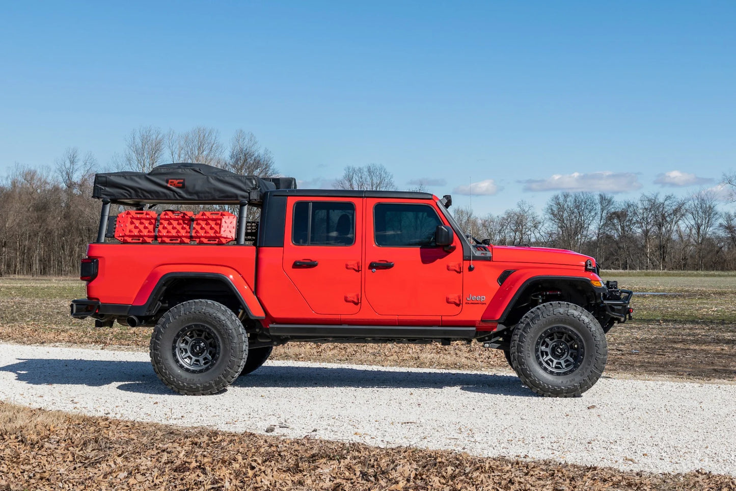 Power Running Boards Dual Electric Motor Jeep Gladiator JT 4WD 20-25 by Rough Country