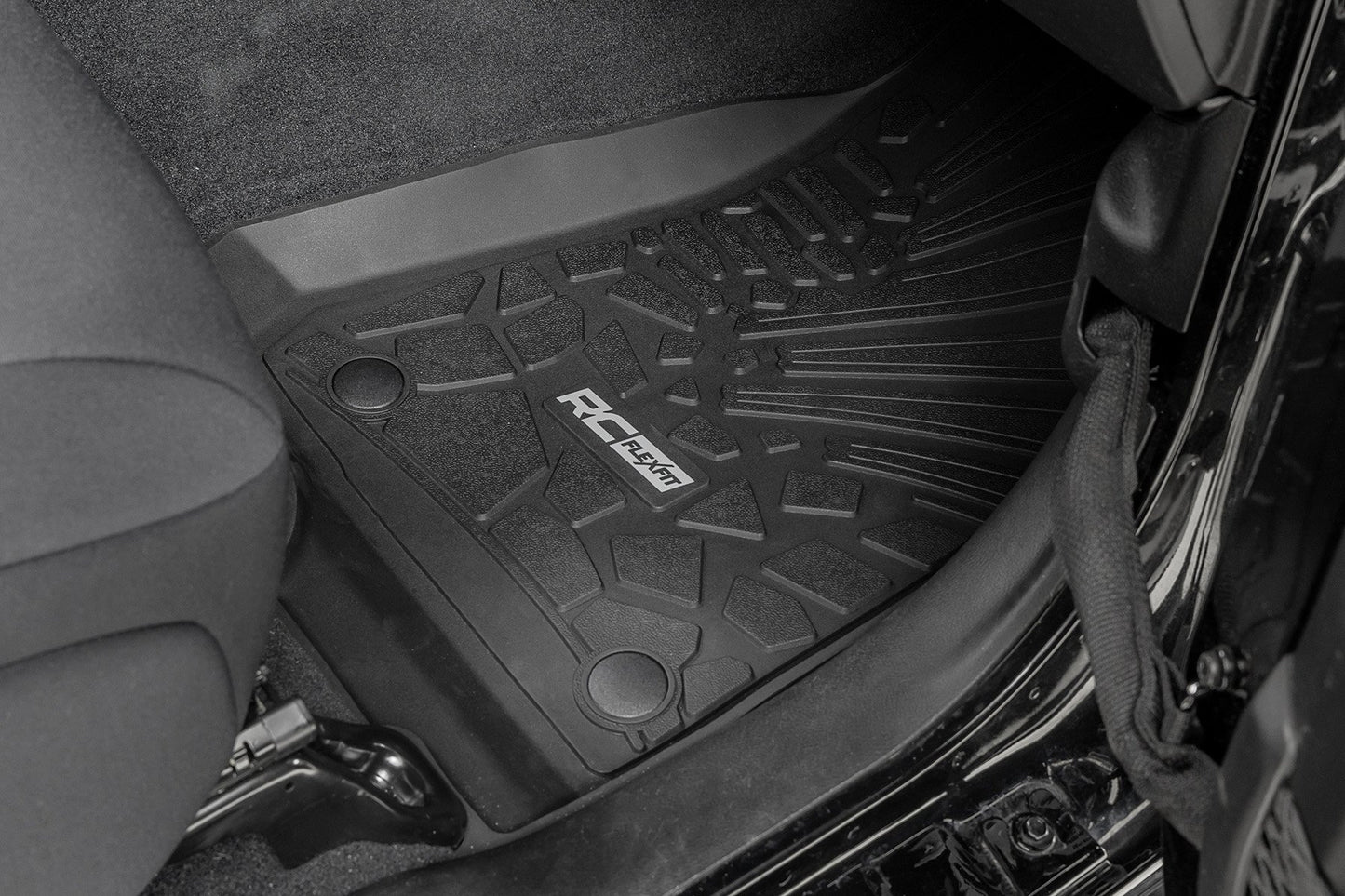 Flex Fit Floor Mats FR | 2 Door | Jeep Wrangler JL 4WD (2018-2025)