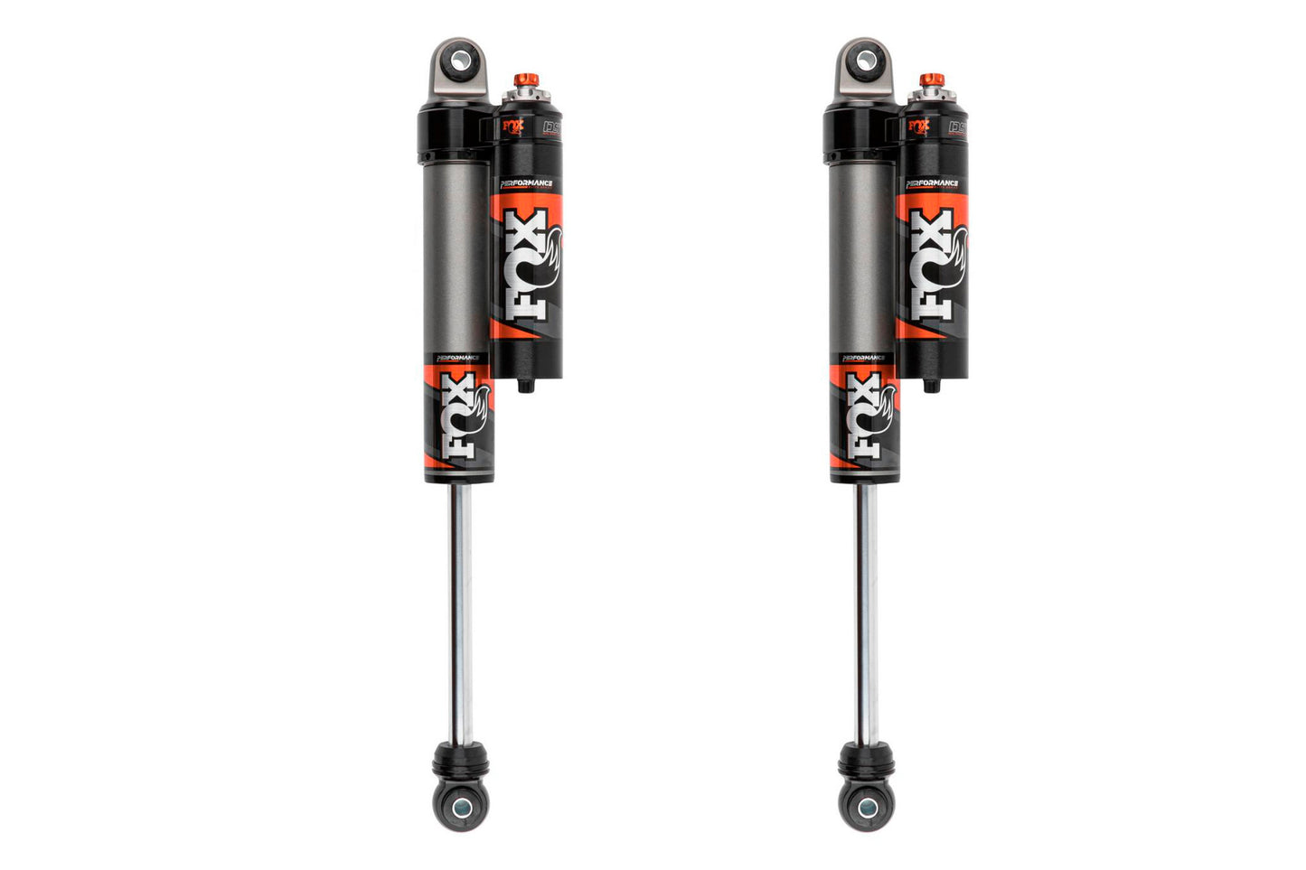 FOX 2.5 Rear Shocks w/ DSC Reservoir Adjuster | 0-1.5 Inch Lift | Performance Elite Series | Chevy Silverado and GMC Sierra 2500HD / 3500HD (20-26)