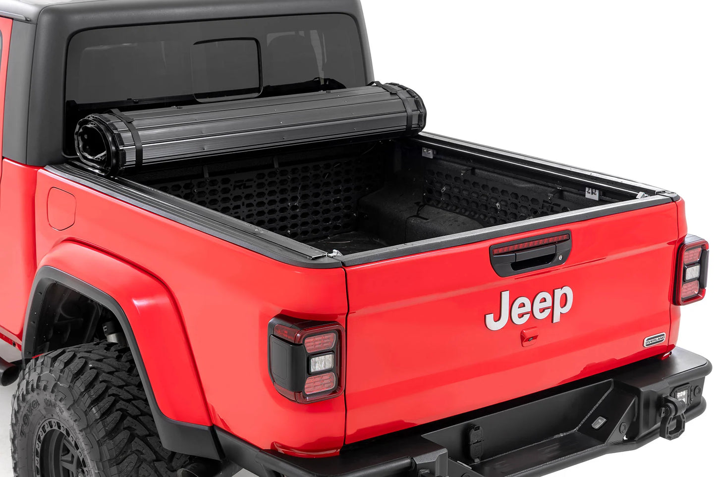 Hard Roll Up Bed Cover 5' Bed Jeep Gladiator JT 4WD 20-25 by Rough Country