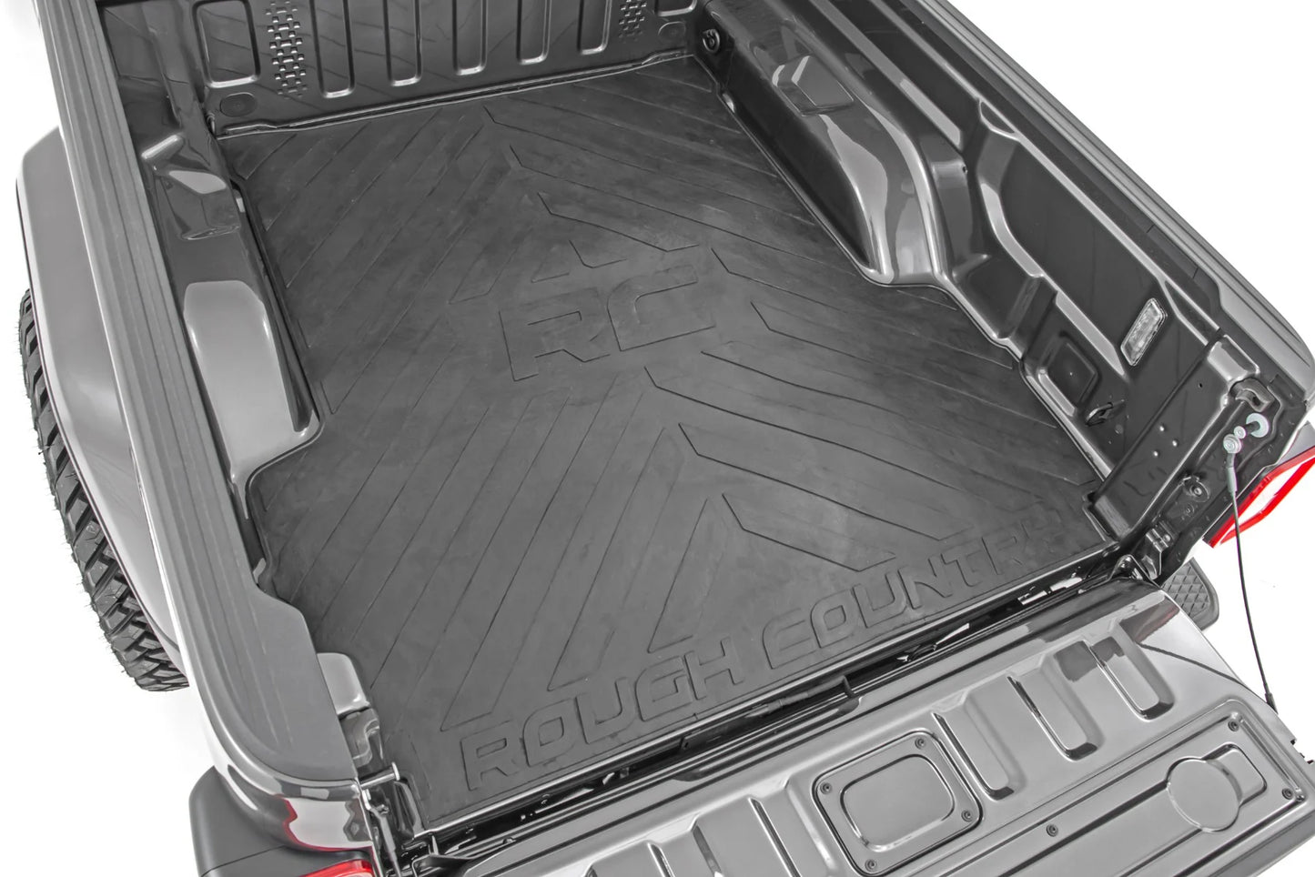 Bed Mat 5' Bed RC Logo Jeep Gladiator JT 4WD 20-25 by Rough Country