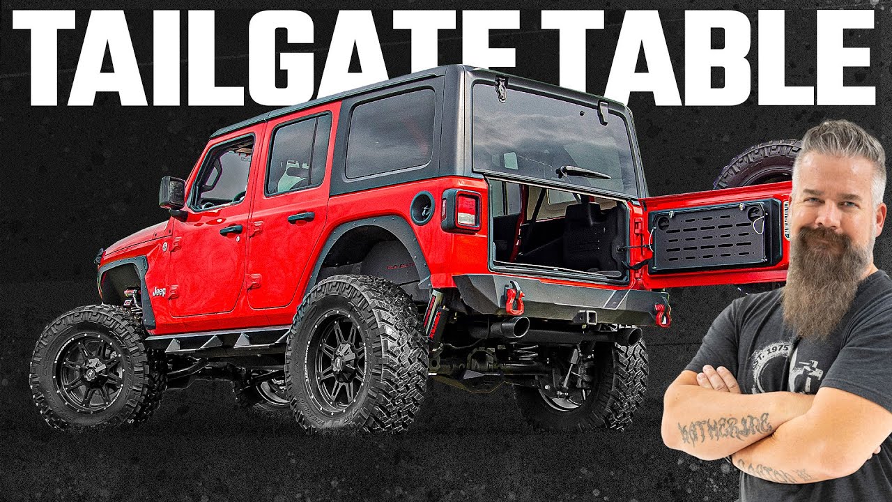 Tailgate Table | Jeep Wrangler JL (18-25)/Wrangler Unlimited (18-25)