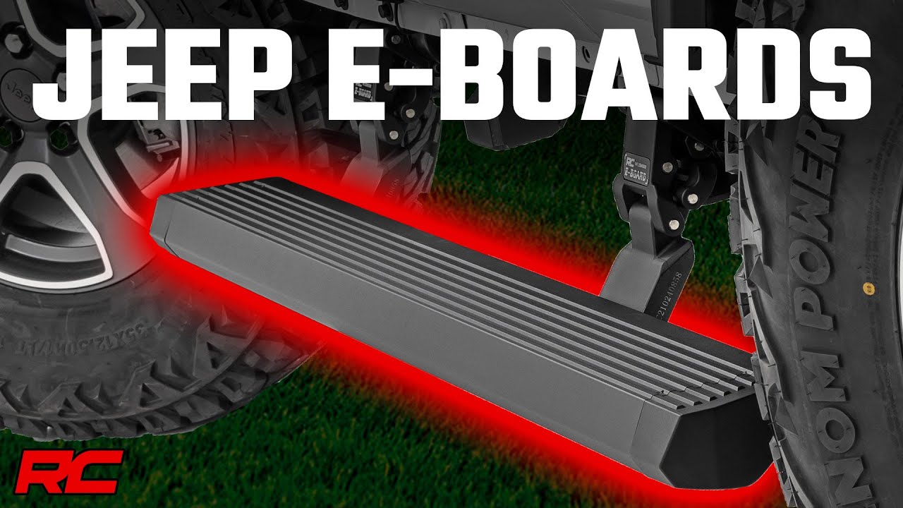 Power Running Boards | Dual Electric Motor | 4 Door | Jeep Wrangler JL (18-24)