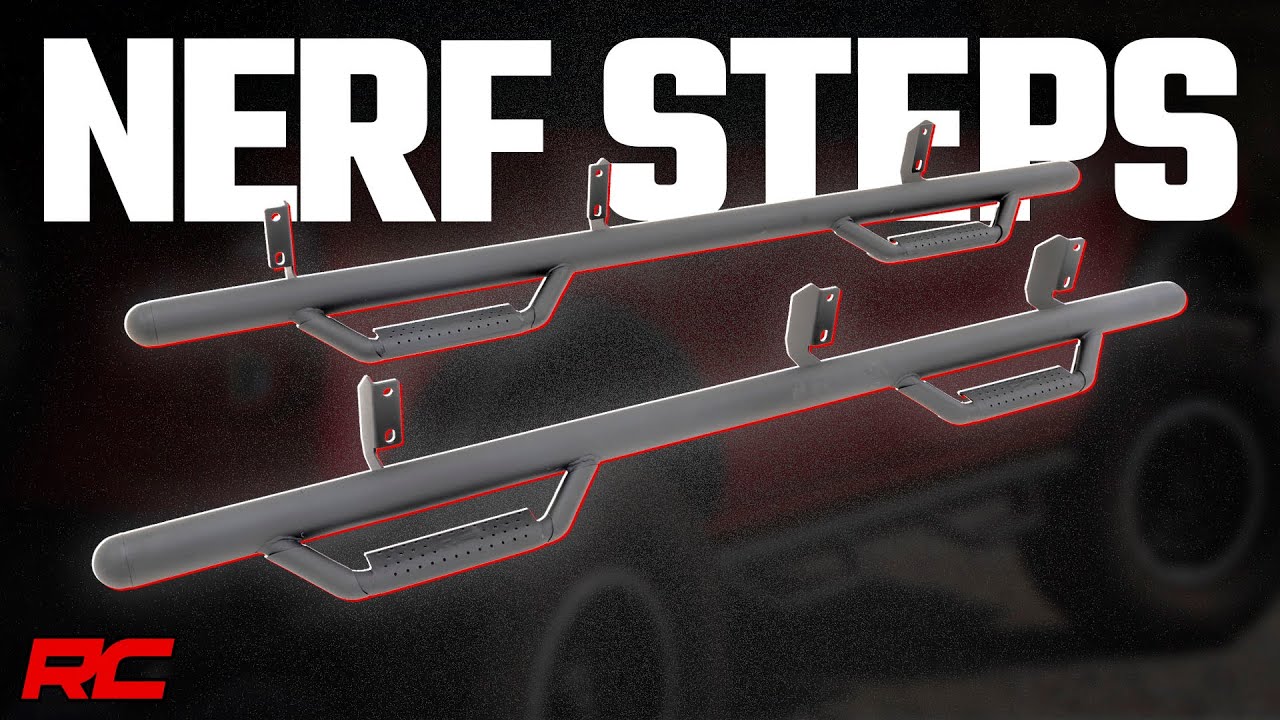 Nerf Steps | Wheel to Wheel | 4 Door | Jeep Wrangler Unlimited 4WD (18-25)