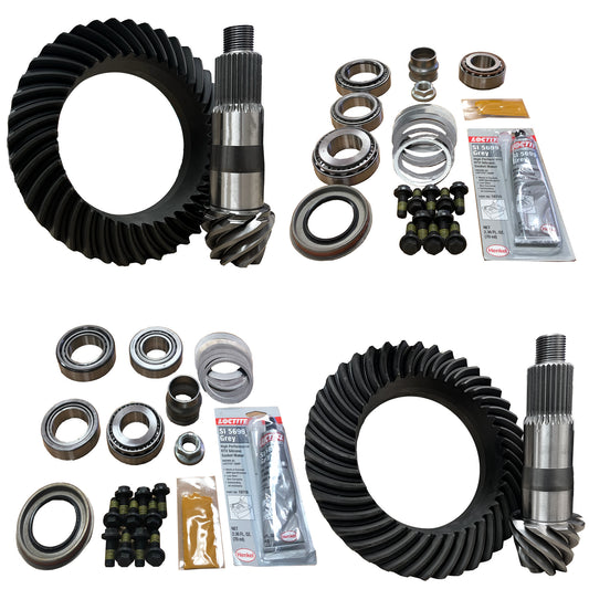 Jeep Wrangler JL Rubicon and Gladiator Dana 44 4.56-5.13 Ratio 2-Cut Gear Package Timken Bearings by Revolution Gear