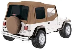 Complete Replacement Soft Top Jeep Wrangler YJ 87-95 CJ7 76-86 by Rampage Products