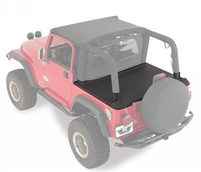 Tonneau Cover Black Denim Jeep Wrangler YJ 92-95 by Rampage