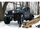 Zone Offroad 4-Inch Suspension Lift Kit Nitro Shocks Jeep Wrangler TJ
