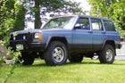 Zone Offroad 3-Inch Coil Leaf Spring Lift Kit Fox Shocks Jeep Cherokee XJ 84-01