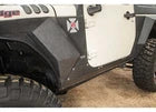 Rugged Ridge Black Steel Body Armor Cladding for Jeep JK Wrangler 2007-2017