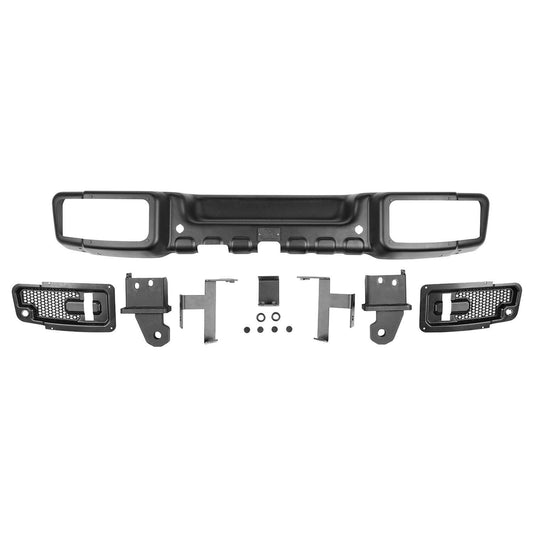 Spartan Rear Bumper Black Jeep Wrangler JL 18-23 by Rugged Ridge
