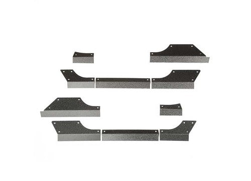 Rugged Ridge Black Steel Body Armor Cladding for Jeep JK Wrangler 2007-2017