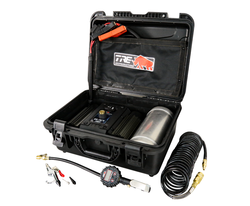 High Performance Portable Twin Motor  Air Compressor w/Tank 12V by TRE 4x4