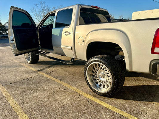 2007-2018 CHEVROLET SILVERADO/GMC SIERRA 1500/2500/3500 E-POWER BOARD STEPS