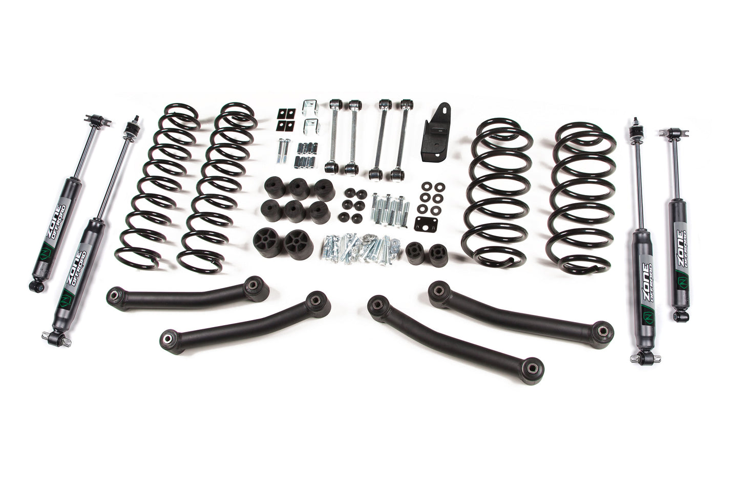 4 Inch Lift Kit Jeep Wrangler TJ 03-06 by Zone Offroad