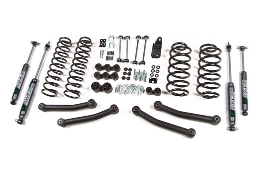 4 Inch Lift Kit Jeep Wrangler TJ 03-06 by Zone Offroad
