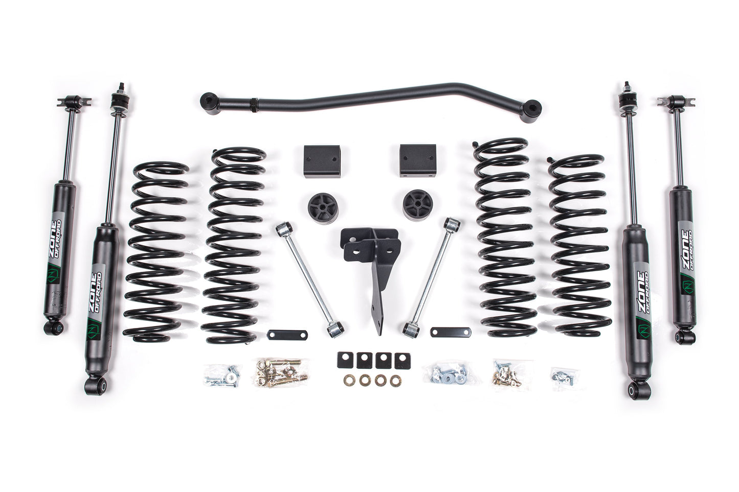 4 Inch Lift Kit Jeep Wrangler JK 07-11 , 2 Door by Zone Offroad