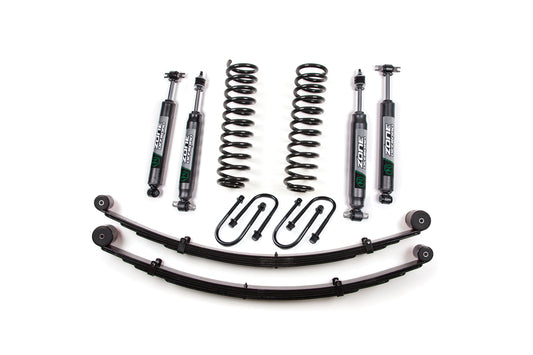 3 Inch Lift Kit w/ Springs Jeep Cherokee XJ 84-01 by Zone Offroad