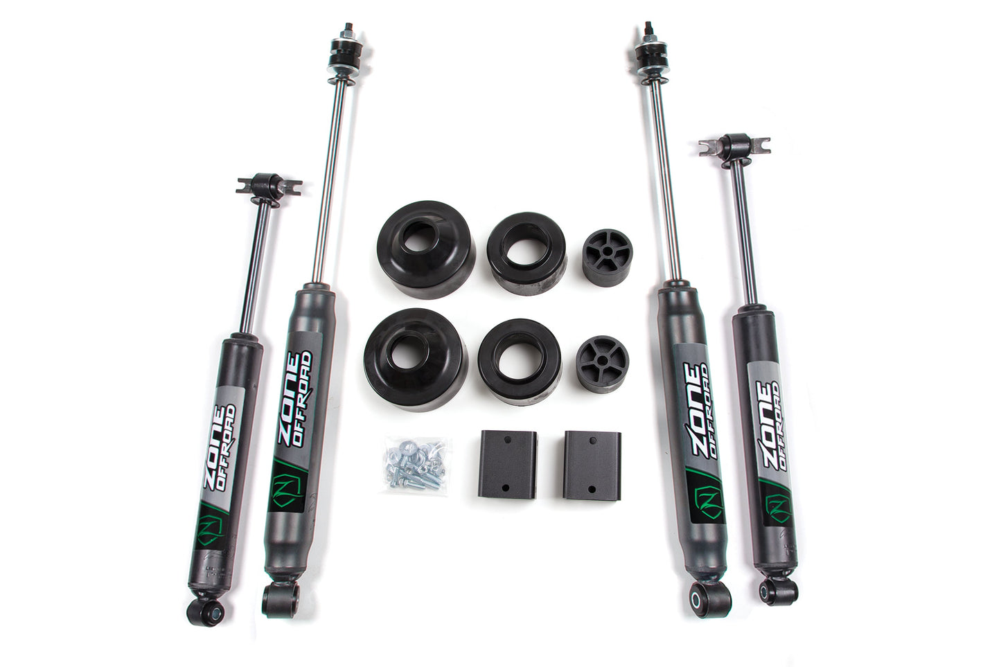 2 Inch Lift Kit Jeep Wrangler JK 07-11 by Zone Offroad